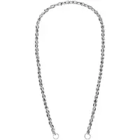 Lucardi Dames Stalen bedel ketting marina - Ketting - Staal - Zilverkleurig - 42 cm