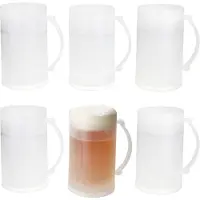 MamboCat 6-delig ToGo bierglas van kunststof met koelvloeistof - 47320