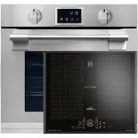 Kaiser EH 6339 XXL Inbouwoven 86L, met pyrolyse & AirFry, touch display +KCT 61 FI - inductiekookplaat - 60 cm - FREE ZONE met 2 FLEX inductiezones