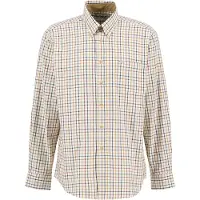 Barbour Relaxed Fit overhemd wit geruit