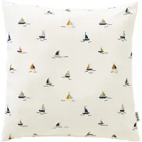 Cottonbaby sierkussenhoes - Boats at sea - 40x40 cm - met rits