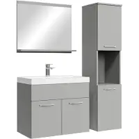 Badplaats Badkamermeubel set montreal 60 x 35 cm mat badmeubel met