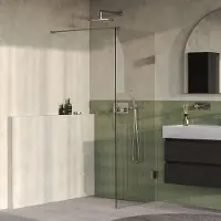 Brauer Void profielloze inloopdouche 70cm RVS geborsteld PVD