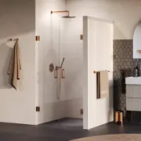 Brauer Void profielloze pendeldeuren 100cm koper geborsteld PVD