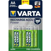 Varta AA Oplaadbare Batterijen 2100 mAh 1,2V Ni-Mh 60 Stuks