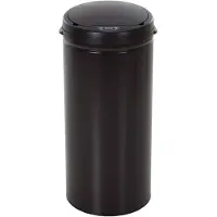 Selekta - Sensor Prullenbak 42 liter - Zwart - RVS - Kunststof