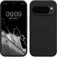 Kwmobile telefoonhoesje geschikt voor Google Pixel 10 / Pixel 10 Pro - Hoesje met siliconen coating - Smartphone case in zwart