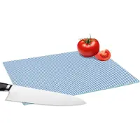 KitchenYeah Glazen Snijplank - 28x20 - Broek - Structuur - Denim - Patronen - Snijplanken Glas