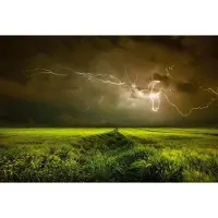 A.S. Création Fotobehang Lightning and Thunder DD118933 Designwalls Zwart Antraciet Vlies 384 X 260 cm (8 delen) Fotobehang