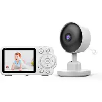 Tuya TKMARS Babyfoon met Camera - 2,8 inch scherm - HD infrarood nachtzicht - DSP videoherkenning - voederalarmherinnering - temperatuurdetectiealarm - slaapliedjefunctie - Tweewegintercom