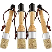BOG Creatieve Krijt- En Wasborstels: 4-in-1 Set Voor Perfecte Afwerking Van Houten Meubels