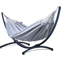 Finesse Potenza COLUMBIAANSE hangmat met standaard - 2 persoons - EXTRA STABIEL frame tot 220 kg - Grande Merida