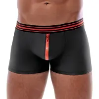 Kamasutoys Sexy Opvallende Short met Rode Rits Maat Medium