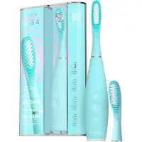 Foreo ISSA 4 Sonische Elektrische Tandenborstel – 4-in-1 Oplaadbaar met Extra Borstelkop, Zachte Haren, Langdurig Gebruik, Zachte Reiniging - Artic Blue