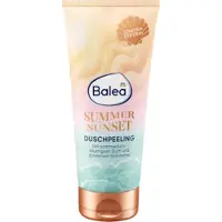 Balea Douchepeeling - Shimmer Summer Sunset | 1x 200ml - Zomerbloemen geur & Gouden glitter