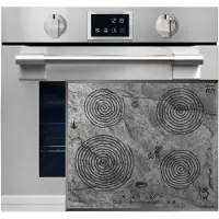 Kaiser - inbouwoven - inductie - EH 6339 XXL Inbouwoven - 86L - met pyrolyse & AirFry, touch display + inductiekookplaat - KCT 6705 FI Era - 60 cm - grotschilderijmotief - 4 kookzones
