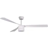Beacon Witte plafondventilator met lamp Peregrine Ø 142cm