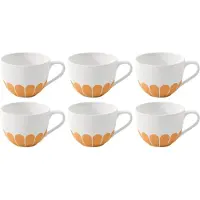 Villeroy & Boch Koffiekop Fleur Soleil 160ml (6 delig)