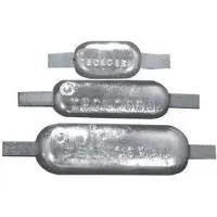 Tecnoseal Zink anode met RVS strip 1kg (TEN00301)