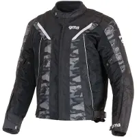 GMS Ventura Zwart Camouflage Mesh Textiele Motorjas Maat M