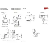 Schaller Origineel G 3l3r KSR SP goud, Accessoires voor instrumenten, Goud
