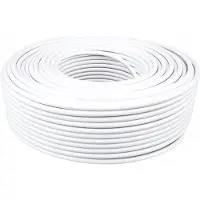 Lamex - RG-6 Televisiekabel - 6.8mm - 25m - Wit