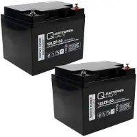 Q-Batteries Vervangingsaccu Voor Karma Sabina II Patiëntenlift 24V 2 X 12V 50Ah