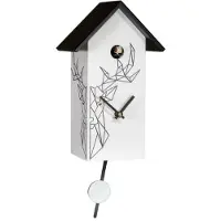 Engstler - 360/32_Q - Koekoeksklok - Kwarts - Notenhout - 28 cm