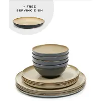 Serax Anita Le Grelle TERRES DE RÊVES Mistey Grey Serviesset (13 delig) 4 personen