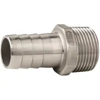 VETUS Mannelijke Slangconnector 3/4´´ Zilver 20 mm