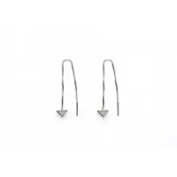 Karma Pull Through oorbel M1805 Zirkone Triangle