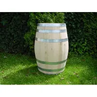 Barrelatelier Decoratief Wijnvat – 100 Liter – Kastanjehout – 50 x 79 cm – Voor Tuin, Terras, Meubel of Evenement - Houten Ton