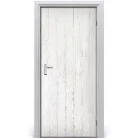 Tulup Deursticker - Heldere Borden Deurfolie - 95 cm x 205 cm - Grijs Deursticker - Moderne Deur Sticker - Deursticker voor de Badkamer - Deur Sticker