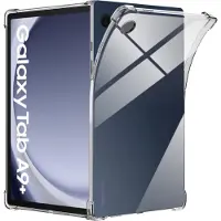 Phonillico Hoesje voor Samsung Galaxy Tab A9 Plus 2023 - backcover Shockproof siliconen Transparant