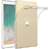 Phonillico Hoesje voor iPad 5 / 6 / Air 1 / Air 2 - backcover Shockproof siliconen Transparant