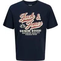 Jack & Jones Junior Shirt beige / nachtblauw / wijnrood