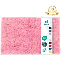 Karat Badmat SKY - Badmat in Vierkant & Rond - Antisliprug - Roze - 50 x 60 cm