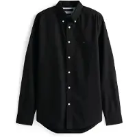 Tommy Hilfiger Overhemd 'HERITAGE' zwart