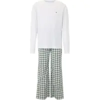 Tommy Hilfiger Underwear Pyjama lang turquoise / geel / antraciet / wit