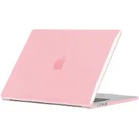 Mobigear Laptophoes geschikt voor Apple MacBook Air 13 Inch (2022-2025) Hoes Hardshell Laptopcover MacBook Case | Cream Matte Sparkling - Roze - Model A2681 / A3113 / A3240