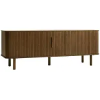 Fonq Splinted Tv-meubel - Smoked Eiken