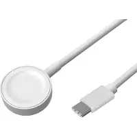 Phonillico Compatibel met Watch connected horloge. 1 kabellengte USB-C Wit lengte 1 m