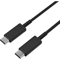 Phonillico USB C naar USB C 5A Snellader Kabel Zwart - 1 meter - Oplaadkabel voor Samsung Galaxy S25 FE / S25 ULTRA / S25 PLUS / S24 ULTRA / S24 PLUS / S23 PLUS / S23 ULTRA / S22 PLUS / S22 ULTRA