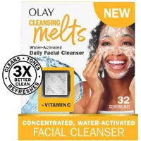 Olay - Vitamin C Cleansing Melts Facial Cleanser, Foaming Face Wash
