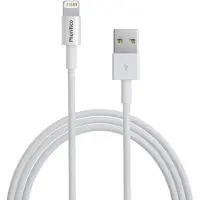 Phonillico Lightning naar USB A Kabel Wit - 2 meter - Oplaadkabel voor iPhone 12 / 12 MINI / 12 PRO / 12 PRO MAX / 11 / 11 PRO / 11 PRO MAX / SE 2022 / SE 2020