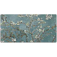 Tulup Bureau Onderlegger - Kersenbloesem Onderlegger Bureau - 100 x 50 cm - Groente Computer Mat - Computer Mat - Kantoor Accessoires - Bureau Pad