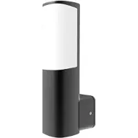 Braytron Tarus LED Tuinverlichting Wandlamp LED Buitenlamp Aluminium- Grijs- Waterditch IP54 -7W -3000K Warm wit licht