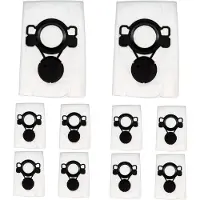 Phonillico Stofzuigerzak geschikt voor Makita [Set 10] Vervangingszakken P-72899 voor Makita VC2000L VC2010L VC2012L VC2511L VC2512L VC3011L VC3012L VC3511L