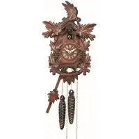 Engstler - 922_Q - Koekoeksklok - Kwarts - Notenhout - 30 cm