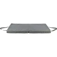 Trixie hondenkussen matras samoa vital waterafstotend opvouwbaar donkergrijs 120x80 cm
